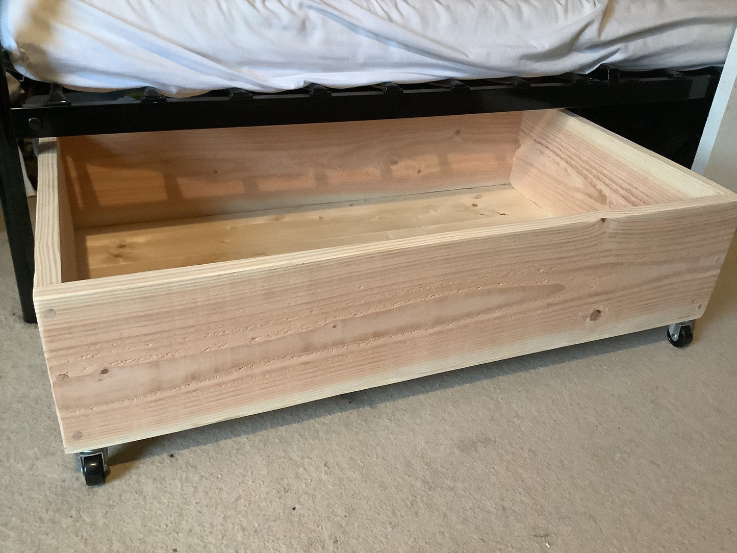 Taller Underbed storage - bedding toy storage