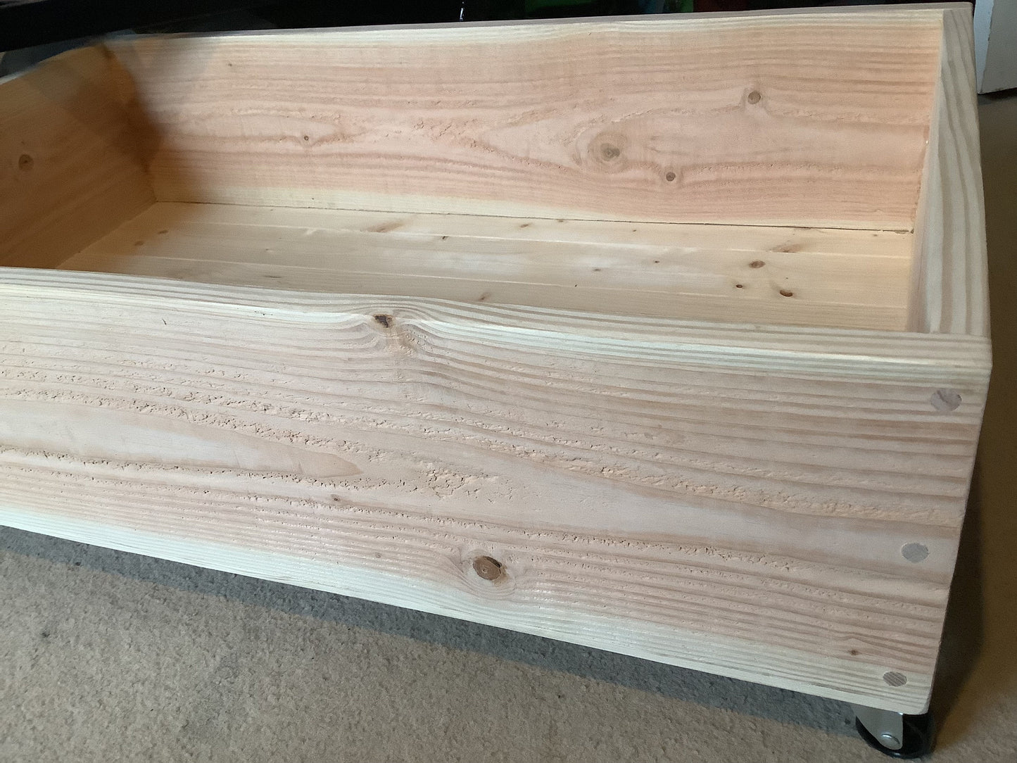 Taller Underbed storage - bedding toy storage