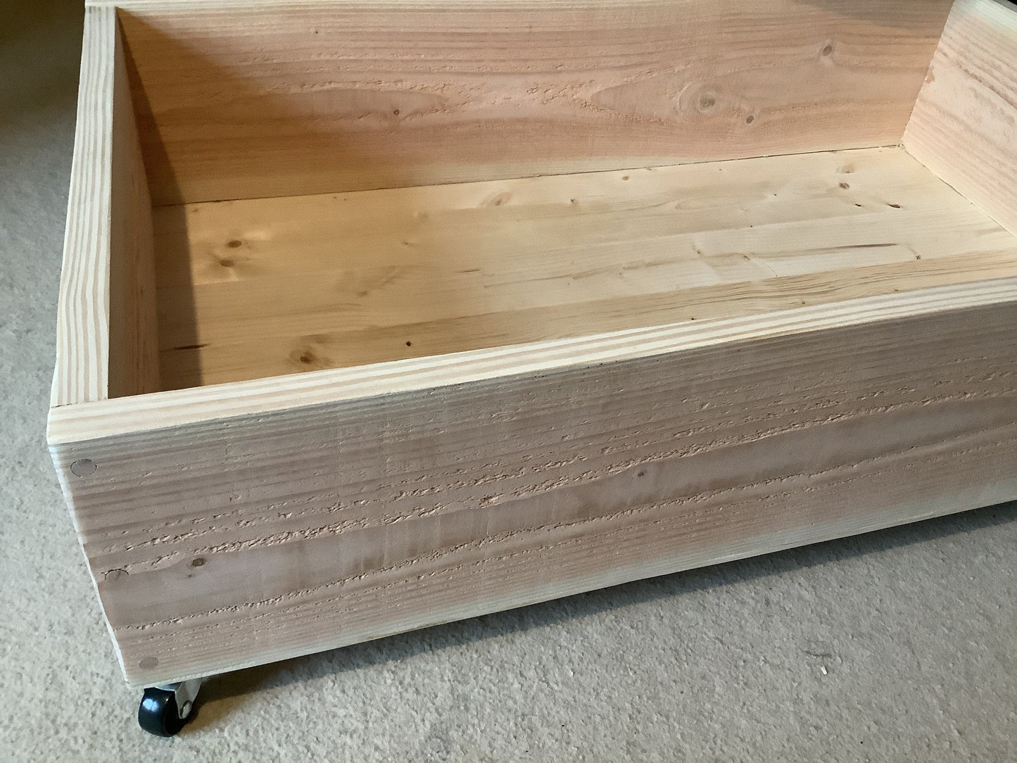 Taller Underbed storage - bedding toy storage