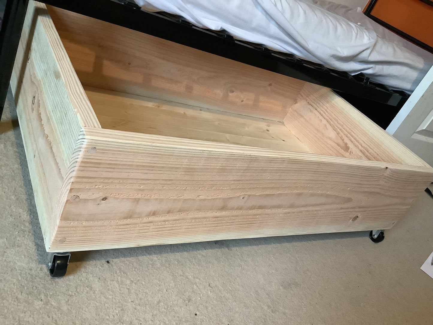 Taller Underbed storage - bedding toy storage