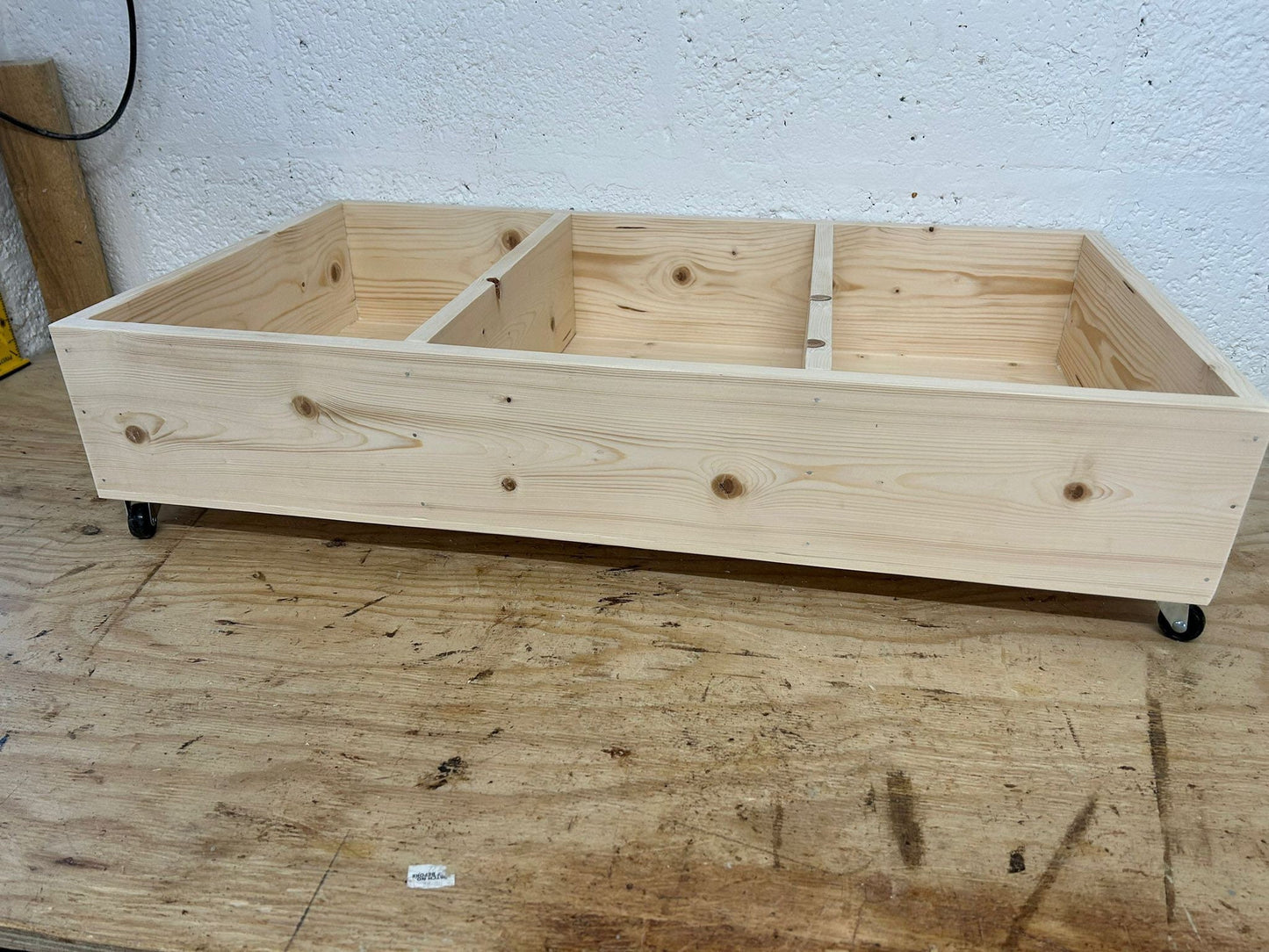 Pine Underbed storage - bedding toy storage