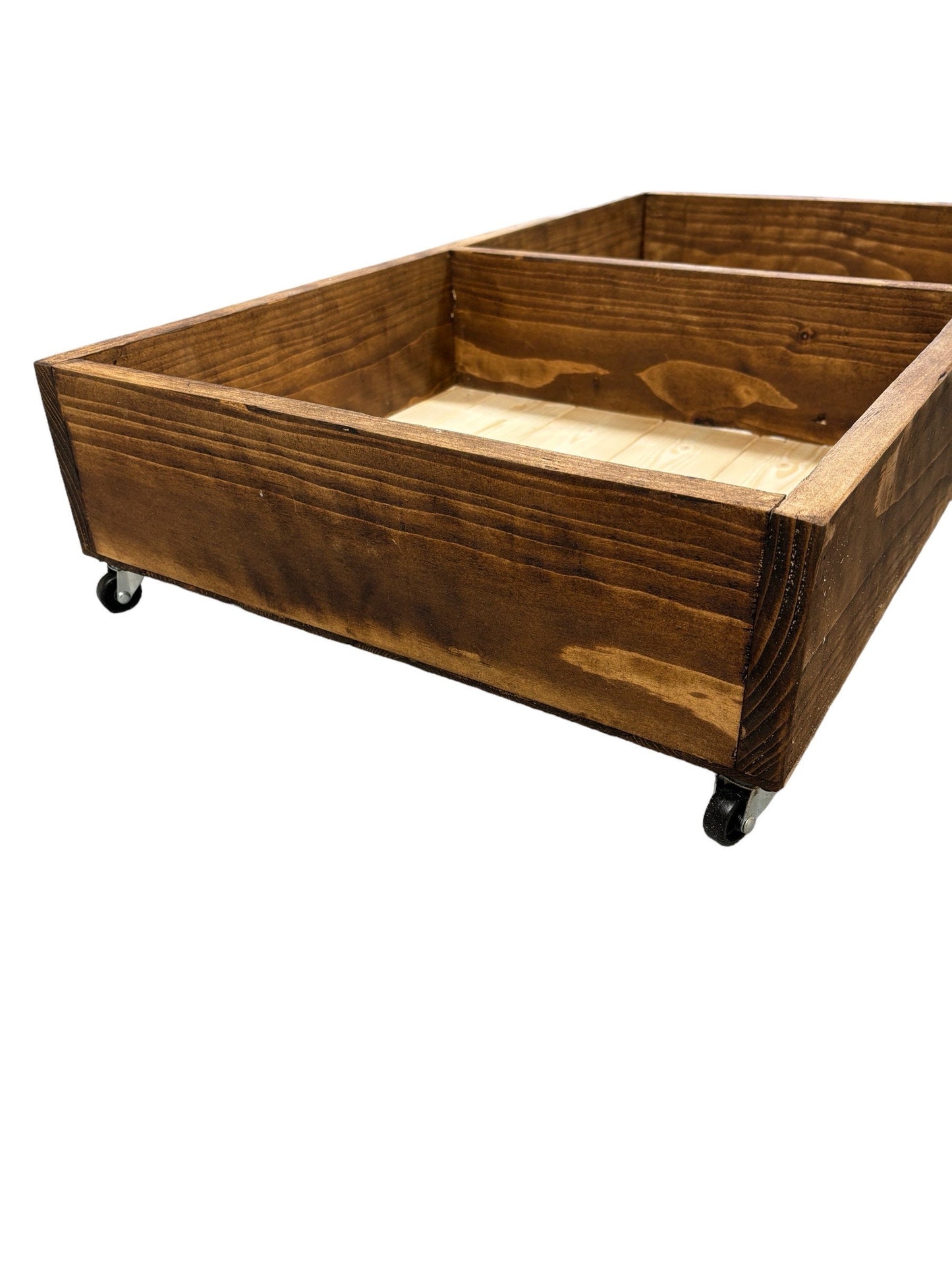 Rustic Underbed storage - bedding toy storage