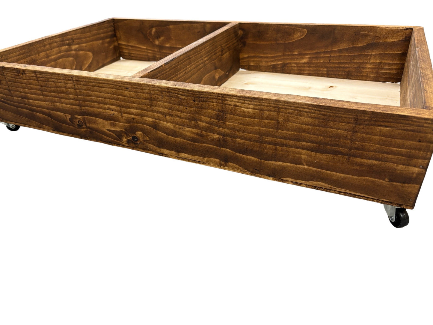 Rustic Underbed storage - bedding toy storage