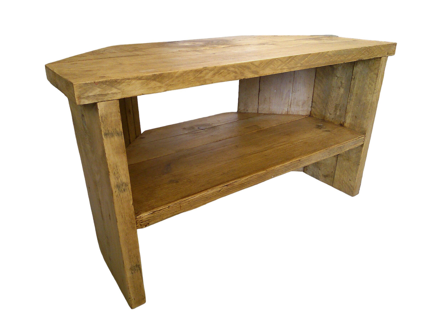 Rustic handmade corner tv stand / Tv unit