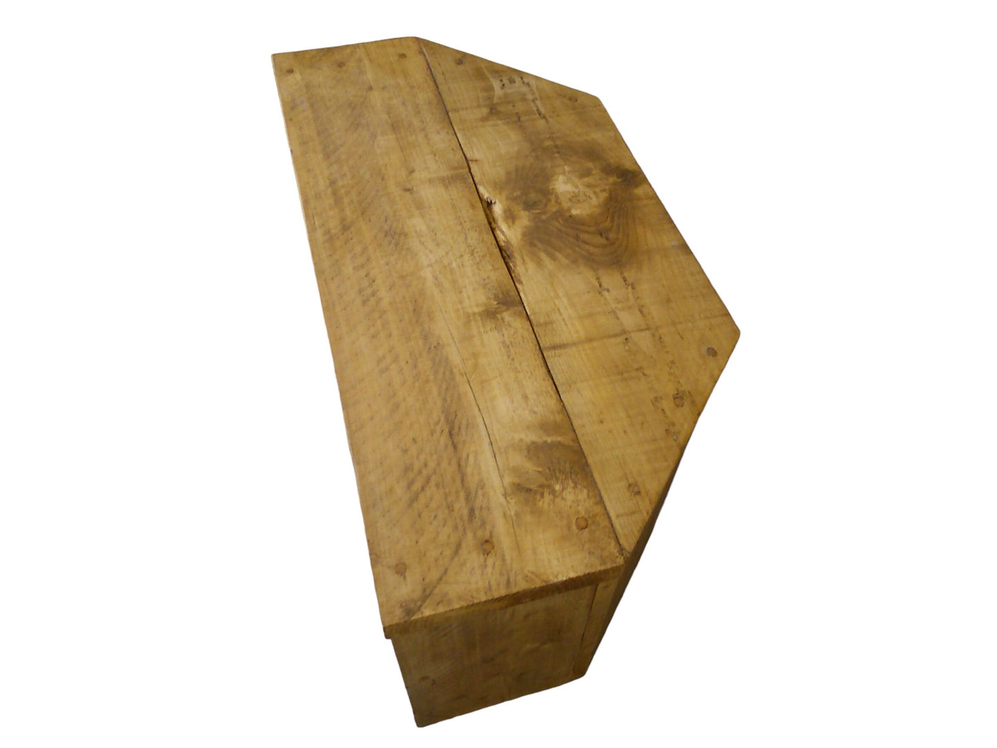 Rustic handmade corner tv stand / Tv unit