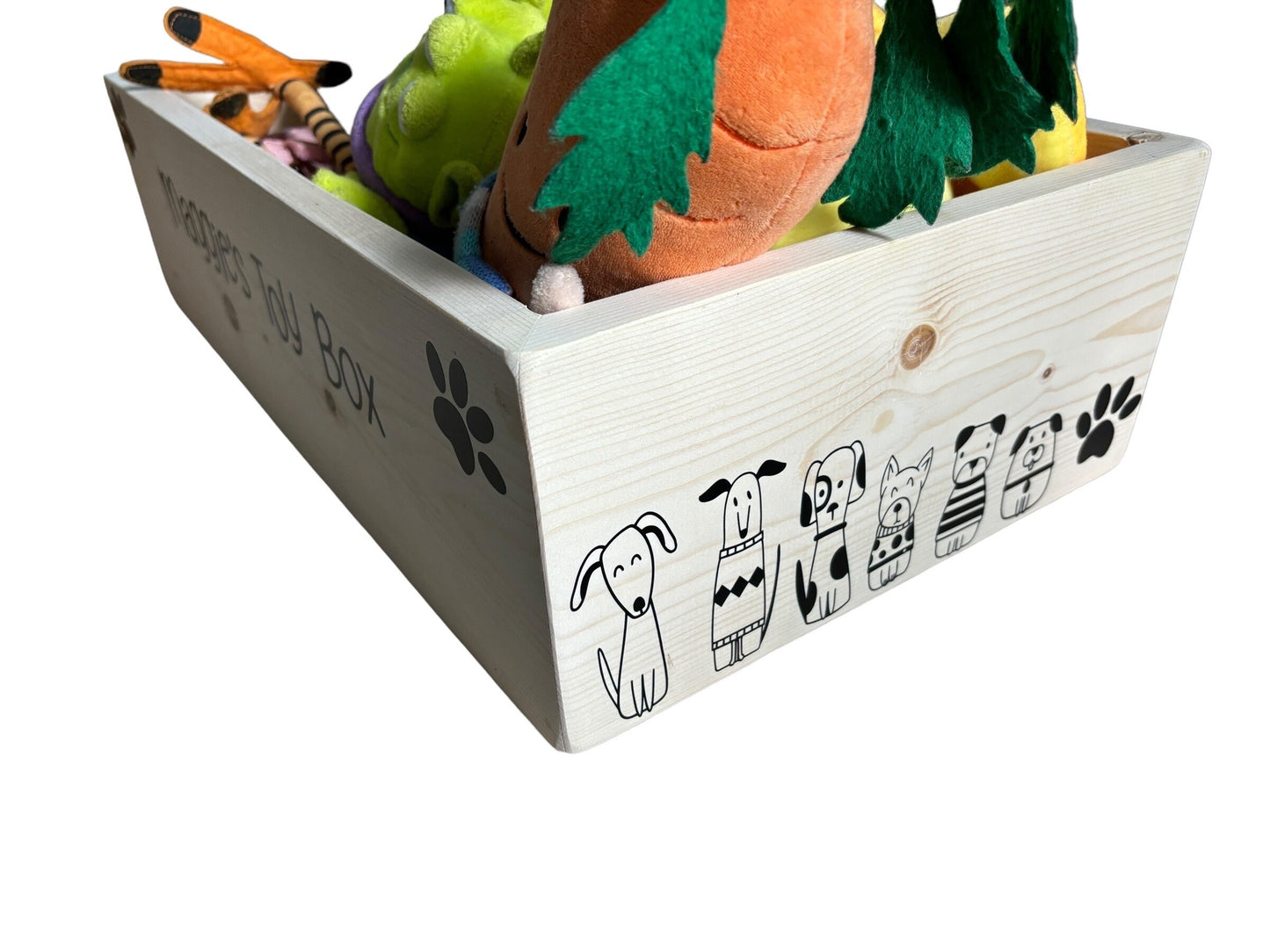 Dog Toy Box / Dog Toy Crate / Dog storage Box