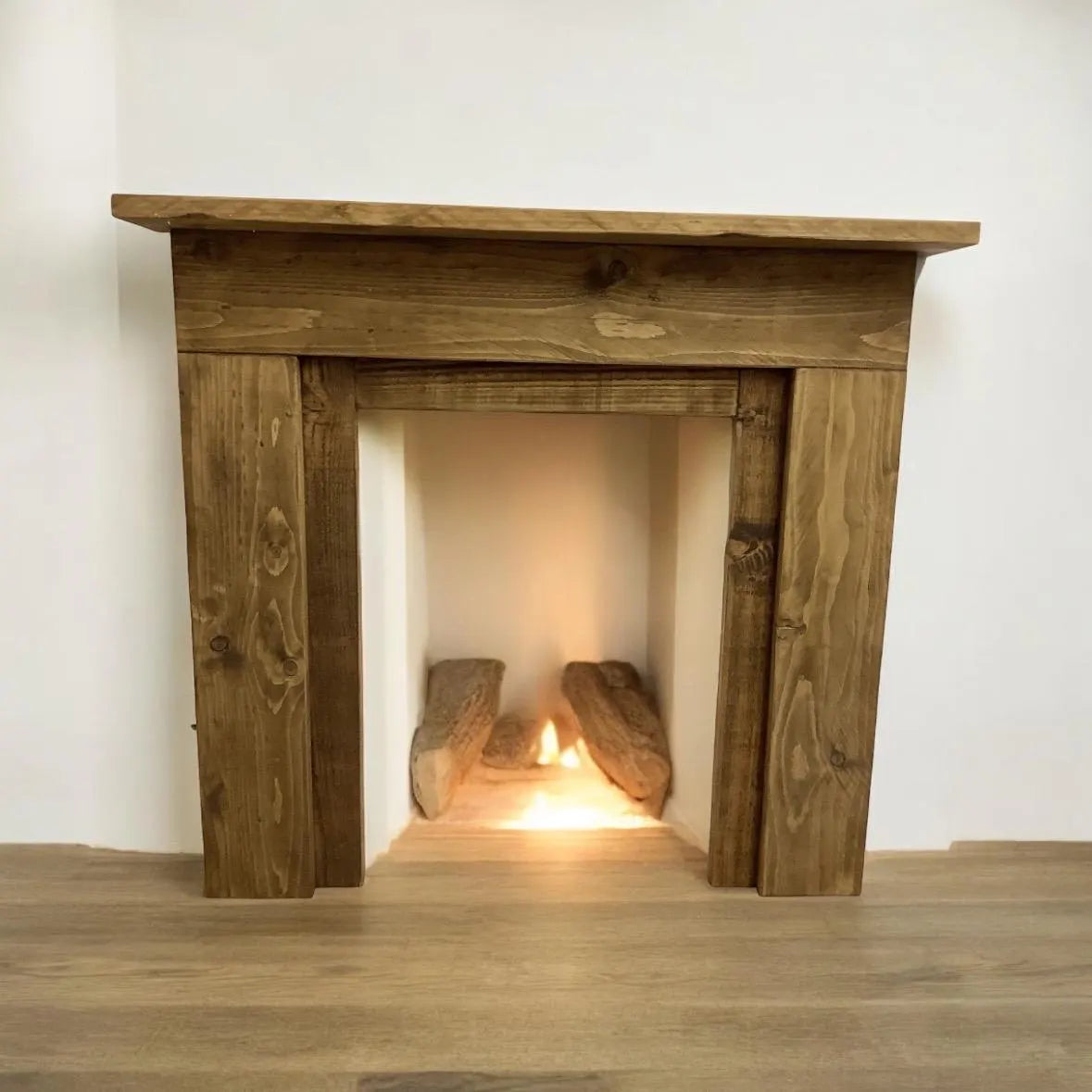 Rustic Fireplace